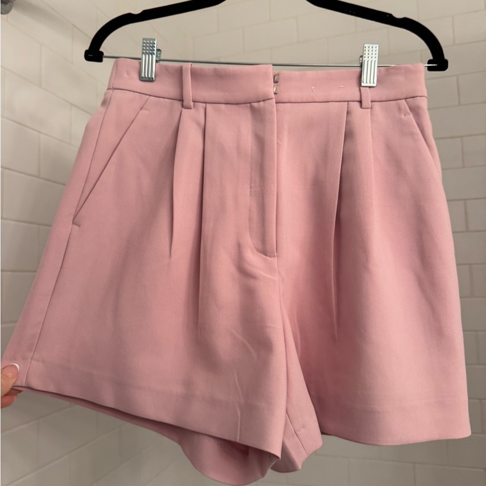 Abercrombie & Fitch High Waist Pink Shorts